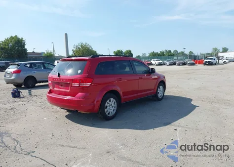 2018 Dodge Journey Se from USA, damaged, VIN 3C4PDCAB5JT257566